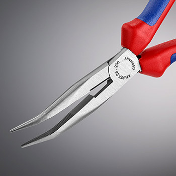Knipex klešta špic kriva 200mm sa mogućnošću kačenja 26 22 200 T Knipex klešta špic kriva 200mm sa mogućnošću kačenja 26 22 200 T