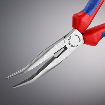 Knipex klešta špic kriva 200mm sa mogućnošću kačenja 26 22 200 T-2