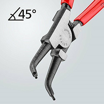 Knipex klešta za spoljašnje sigurnosne prstenove kriva 130mm 46 31 A12-1