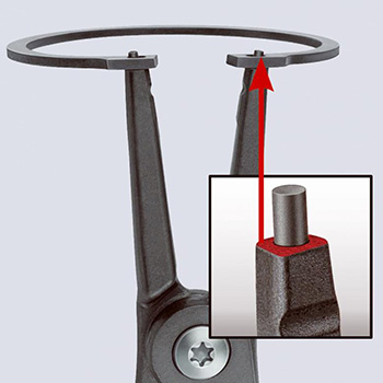 Knipex precizna klešta za spoljašnje sigurnosne prstenove 140mm 49 11 A0-4