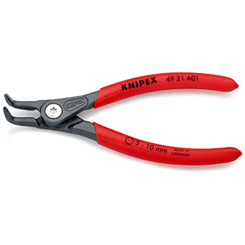 Knipex precizna klešta za spoljašnje sigurnosne prstenove kriva 130mm 49 21 A01-1