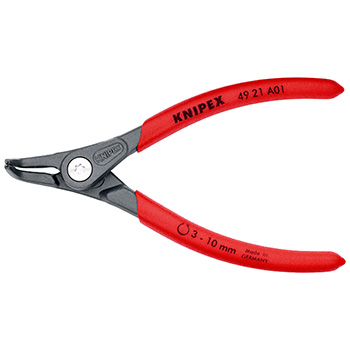Knipex precizna klešta za spoljašnje sigurnosne prstenove kriva 130mm 49 21 A01 Knipex precizna klešta za spoljašnje sigurnosne prstenove kriva 130mm 49 21 A01
