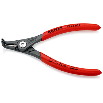 Knipex precizna klešta za spoljašnje sigurnosne prstenove kriva 130mm 49 21 A11