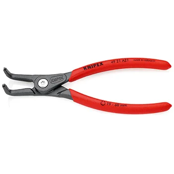 Knipex precizna klešta za spoljašnje sigurnosne prstenove kriva 165mm 49 21 A21 Knipex precizna klešta za spoljašnje sigurnosne prstenove kriva 165mm 49 21 A21