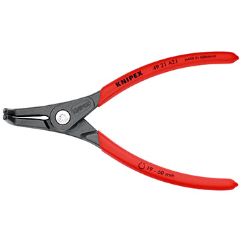 Knipex precizna klešta za spoljašnje sigurnosne prstenove kriva 165mm 49 21 A21-2