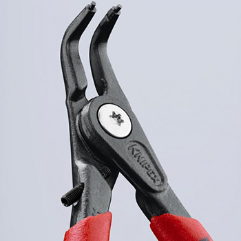 Knipex precizna klešta za spoljašnje sigurnosne prstenove sa graničnikom kriva 130mm 49 41 A01-4