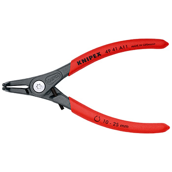 Knipex precizna klešta za spoljašnje sigurnosne prstenove sa graničnikom kriva 130mm 49 41 A11 Knipex precizna klešta za spoljašnje sigurnosne prstenove sa graničnikom kriva 130mm 49 41 A11