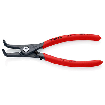 Knipex precizna klešta za spoljašnje sigurnosne prstenove sa graničnikom kriva 165mm 49 41 A21-1