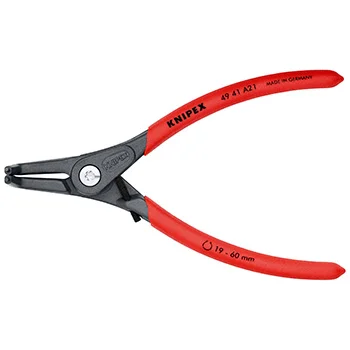 Knipex precizna klešta za spoljašnje sigurnosne prstenove sa graničnikom kriva 165mm 49 41 A21 Knipex precizna klešta za spoljašnje sigurnosne prstenove sa graničnikom kriva 165mm 49 41 A21