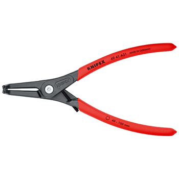 Knipex precizna klešta za spoljašnje sigurnosne prstenove sa graničnikom kriva 210mm 49 41 A31 Knipex precizna klešta za spoljašnje sigurnosne prstenove sa graničnikom kriva 210mm 49 41 A31