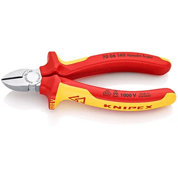Knipex kose sečice izolovane 1000V VDE 140mm 70 06 140 Knipex kose sečice izolovane 1000V VDE 140mm 70 06 140