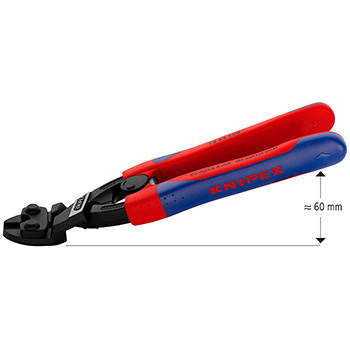 Knipex snažne sečice za meke metale i plastiku savijene 200mm 72 62 200-2