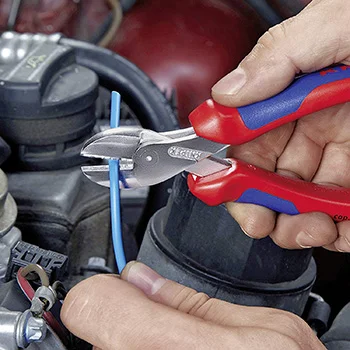 Knipex kompaktne kose sečice X-Cut® 160mm sa mogućnošću kačenja 73 05 160 T Knipex kompaktne kose sečice X-Cut® 160mm sa mogućnošću kačenja 73 05 160 T