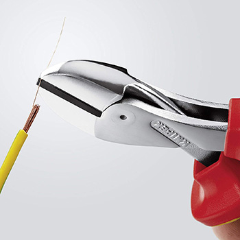 Knipex kompaktne kose sečice X-Cut® 1000V VDE 160mm sa mogućnošću kačenja 73 06 160 T Knipex kompaktne kose sečice X-Cut® 1000V VDE 160mm sa mogućnošću kačenja 73 06 160 T