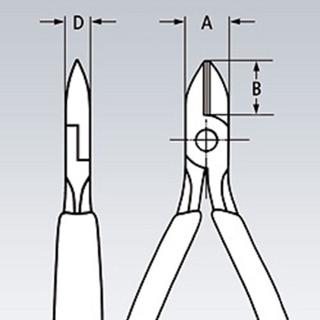 Knipex kose sečice za elektromehaničare 125mm 76 22 125-2