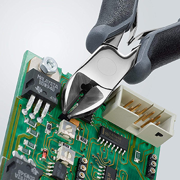 Knipex kose sečice za elektroniku s umetnutom oštricom od tvrdog metala ESD 120mm 77 02 120 H ESD-4