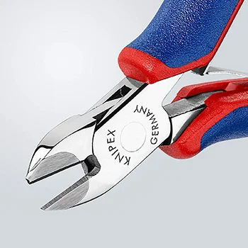 Knipex kose sečice za elektroniku s umetnutom oštricom od tvrdog metala 120mm 77 02 120 H-2
