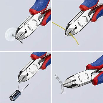 Knipex kose sečice za elektroniku s umetnutom oštricom od tvrdog metala 120mm 77 02 120 H Knipex kose sečice za elektroniku s umetnutom oštricom od tvrdog metala 120mm 77 02 120 H