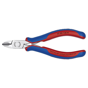 Knipex kose sečice za elektroniku s umetnutom oštricom od tvrdog metala 135mm 77 02 135 H-1