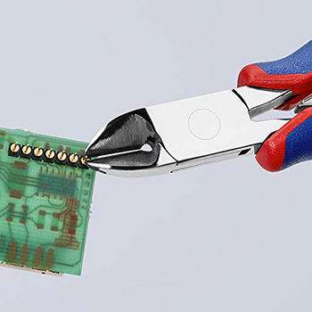 Knipex kose sečice za elektroniku s umetnutom oštricom od tvrdog metala 135mm 77 02 135 H-4