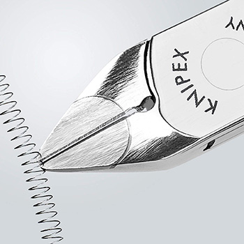 Knipex kose sečice za elektroniku s umetnutom oštricom od tvrdog metala 120mm 77 32 120 H-3