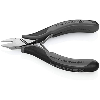 Knipex kose sečice za elektroniku ESD 115mm 77 52 115 ESD Knipex kose sečice za elektroniku ESD 115mm 77 52 115 ESD