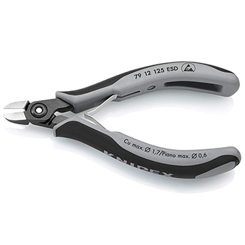 Knipex precizne kose sečice za elektroniku ESD 125mm 79 12 125 ESD Knipex precizne kose sečice za elektroniku ESD 125mm 79 12 125 ESD