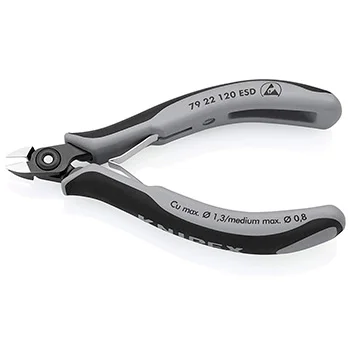 Knipex precizne kose sečice za elektroniku ESD 120mm 79 22 120 ESD-1