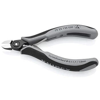 Knipex precizne kose sečice za elektroniku ESD 125mm 79 22 125 ESD Knipex precizne kose sečice za elektroniku ESD 125mm 79 22 125 ESD
