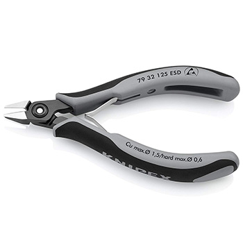 Knipex precizne kose sečice za elektroniku ESD 125mm 79 32 125 ESD Knipex precizne kose sečice za elektroniku ESD 125mm 79 32 125 ESD