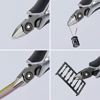 Knipex precizne kose sečice za elektroniku ESD 125mm 79 42 125 Z ESD Knipex precizne kose sečice za elektroniku ESD 125mm 79 42 125 Z ESD