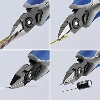 Knipex precizne kose sečice za elektroniku sa stezaljkom 125mm 79 52 125 Knipex precizne kose sečice za elektroniku sa stezaljkom 125mm 79 52 125