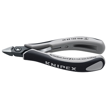 Knipex precizne kose sečice za elektroniku sa stezaljkom ESD 125mm 79 62 125 ESD Knipex precizne kose sečice za elektroniku sa stezaljkom ESD 125mm 79 62 125 ESD