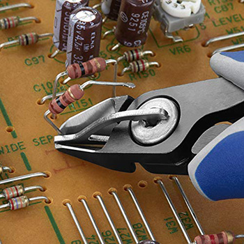 Knipex precizne kose sečice za elektroniku sa stezaljkom 125mm 79 62 125-6
