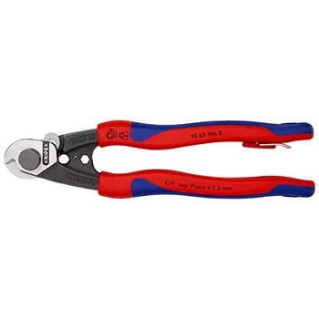 Knipex klešta za sečenje sajli 190mm sa mogućnošću kačenja 95 62 190 T Knipex klešta za sečenje sajli 190mm sa mogućnošću kačenja 95 62 190 T