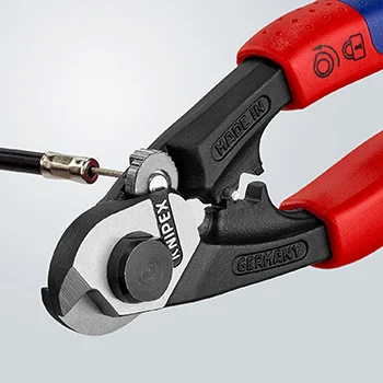 Knipex klešta za sečenje sajli 190mm sa mogućnošću kačenja 95 62 190 T Knipex klešta za sečenje sajli 190mm sa mogućnošću kačenja 95 62 190 T