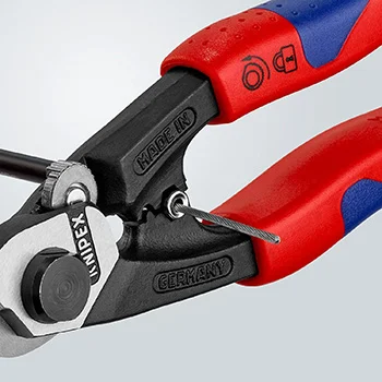 Knipex klešta za sečenje sajli 190mm sa mogućnošću kačenja 95 62 190 T Knipex klešta za sečenje sajli 190mm sa mogućnošću kačenja 95 62 190 T