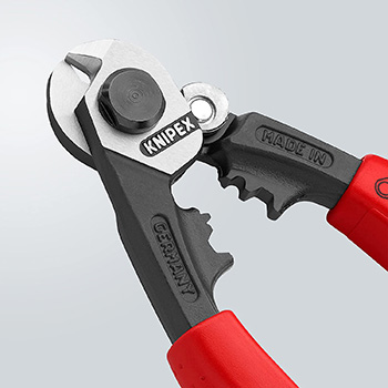 Knipex klešta za sečenje sajli 190mm sa mogućnošću kačenja 95 62 190 T Knipex klešta za sečenje sajli 190mm sa mogućnošću kačenja 95 62 190 T