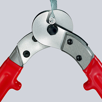 Knipex rezač sajli i ACSR kablova izolovan 1000V 600mm 95 77 600 Knipex rezač sajli i ACSR kablova izolovan 1000V 600mm 95 77 600