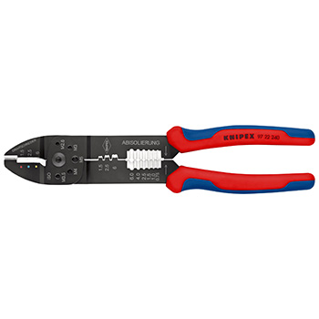 Knipex klešta za izolovane i neizolovane konektore 240mm u blister pakovanju 97 22 240 SB Knipex klešta za izolovane i neizolovane konektore 240mm u blister pakovanju 97 22 240 SB