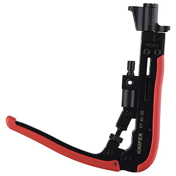 Knipex alat za krimpovanje Coax konektora 97 40 20 SB Knipex alat za krimpovanje Coax konektora 97 40 20 SB