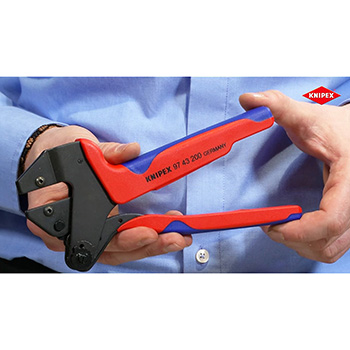 Knipex klešta za krimpovanje bez čeljusti, u koferu 97 43 200-3