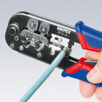 Knipex krimp klešta za Western telefonske priključke 97 51 10 Knipex krimp klešta za Western telefonske priključke 97 51 10