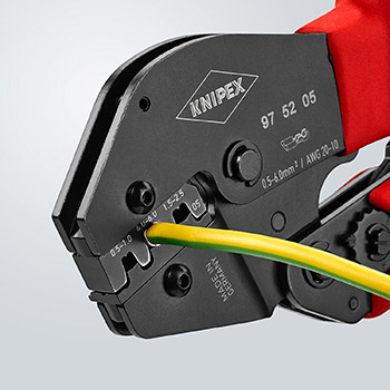 Knipex krimp klešta za neizolovane otvorene konektore 0.5-6.0mm² 97 52 05-4