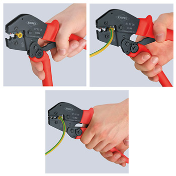 Knipex krimp klešta za izolovane stopice i konektore 97 52 06 Knipex krimp klešta za izolovane stopice i konektore 97 52 06