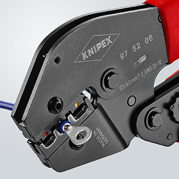 Knipex krimp klešta za izolovane stopice i konektore 97 52 06 Knipex krimp klešta za izolovane stopice i konektore 97 52 06