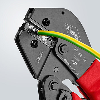 Knipex krimp klešta za neizolovane stopice i konektore 0.5-10.0mm² 97 52 13 Knipex krimp klešta za neizolovane stopice i konektore 0.5-10.0mm² 97 52 13