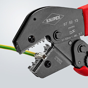 Knipex krimp klešta za neizolovane stopice i konektore 0.5-10.0mm² 97 52 13-5