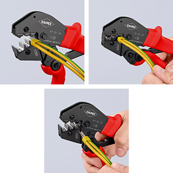 Knipex krimp klešta za duple izolovane hilzne 2x6-2x16mm² 97 52 18 Knipex krimp klešta za duple izolovane hilzne 2x6-2x16mm² 97 52 18