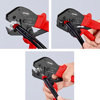 Knipex krimp klešta za duple izolovane hilzne 2x6-2x16mm² 97 52 18 Knipex krimp klešta za duple izolovane hilzne 2x6-2x16mm² 97 52 18